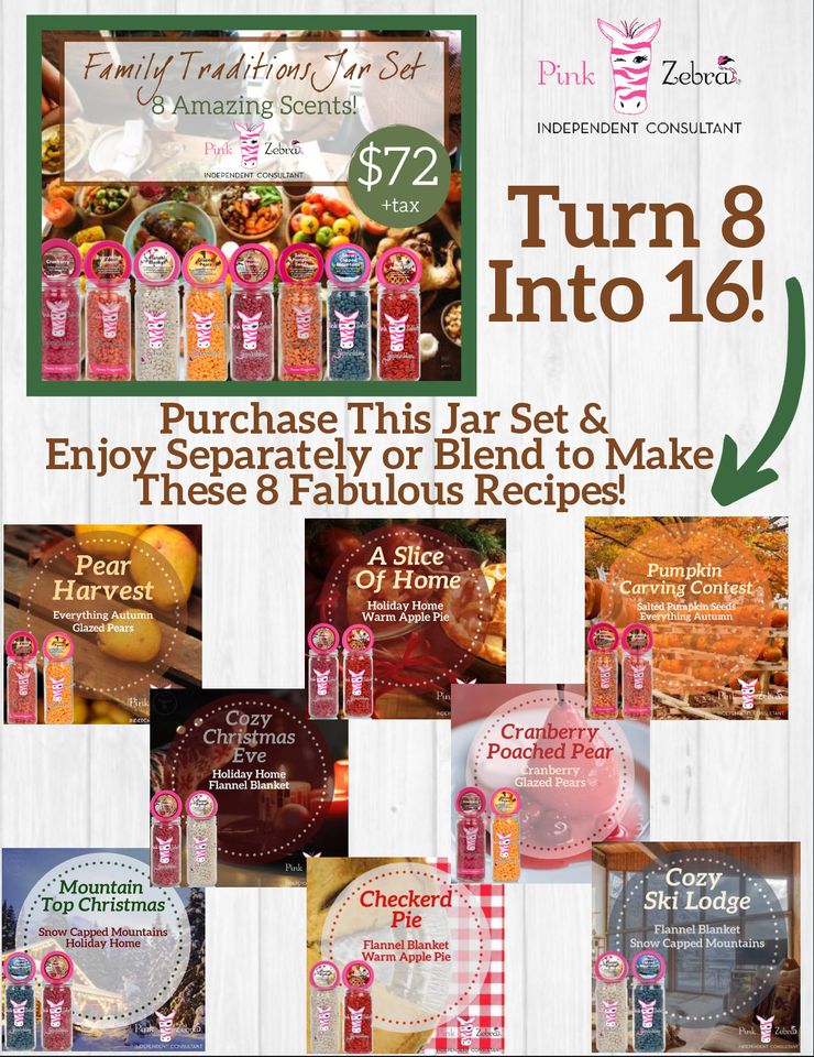 Pink Zebra Sprinkles made to mix